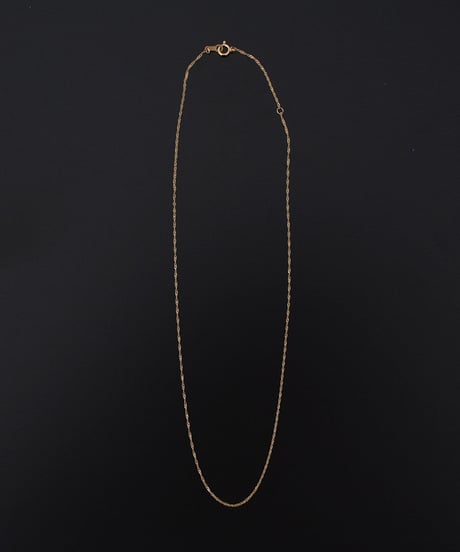 necklace-a02126　K18 Screw Chain Necklace