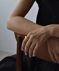 ring-a02146　SV925 Matte Distorted Ring