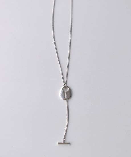 necklace-a02081　SV925 Plump Mantel Necklace