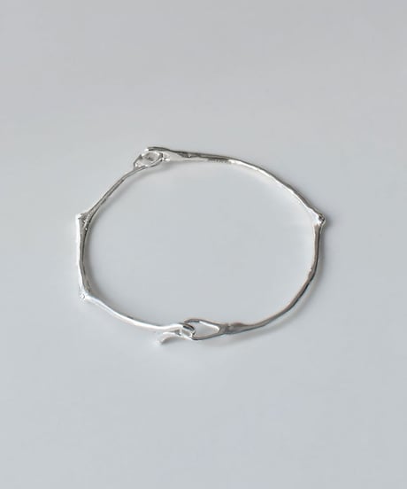 brace-a02032　SV925 Delicate Hook Bangle