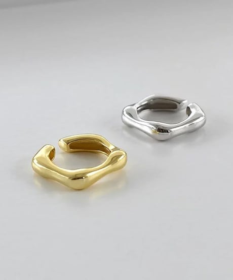 ring-a02112　SV925 Square Nuance Ring