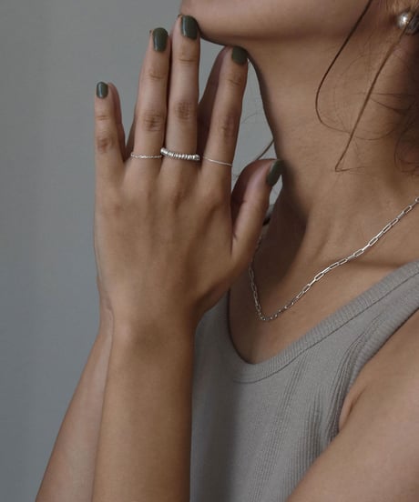ring-a02154　SV925  Round Extend Ring