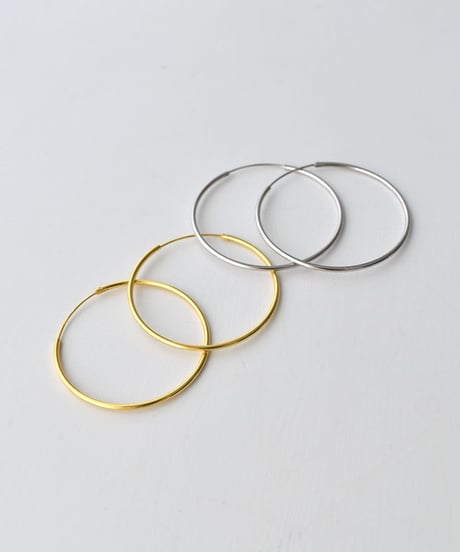 pierce-a02086　SV925 40mm Hoop Pierce