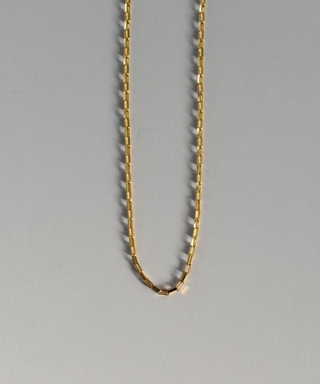 necklace-a02058　SV925 Square Chain Necklace