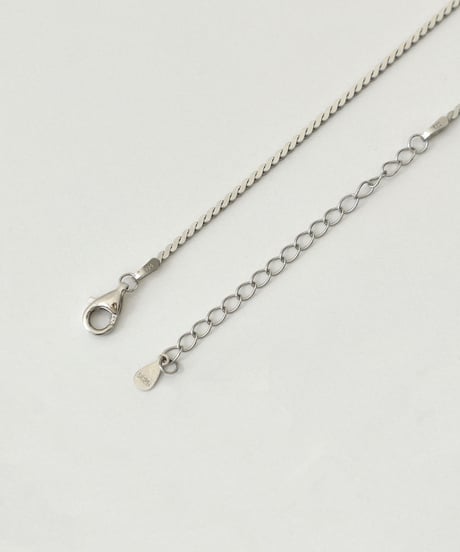 necklace-a02117　SV925 Flat Rope Necklace