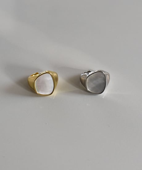 ring-a02088　 SV925 Shellish Ring