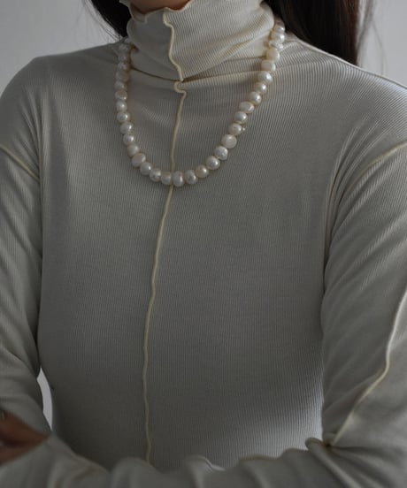 necklace-a02066　SV925 Baroque Pearl Necklace