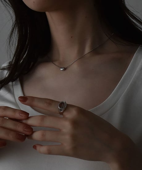 necklace-a02023　SV925 Bean Necklace