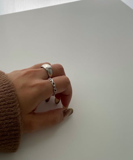 ring-a02074　SV925 Single Chain Ring