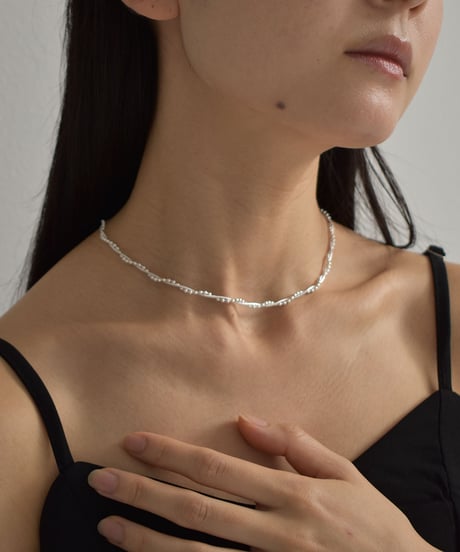 necklace-a02129　SV925 Mix Chan Necklace