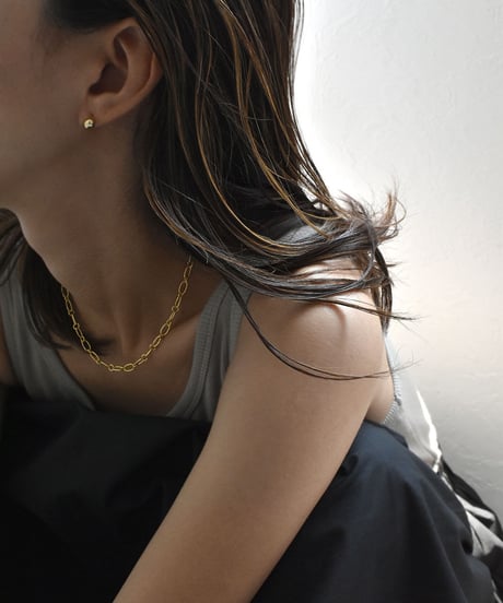 necklace-a02031　SV925 Chain Choker Necklace