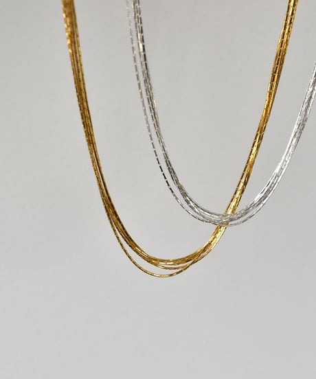 necklace-a02098　 SV925 Thin Lines Necklace