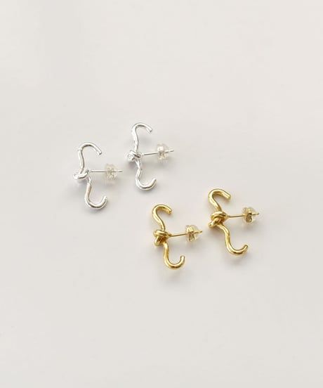 pierce-a02119　SV925 Tie and Hook Pierce