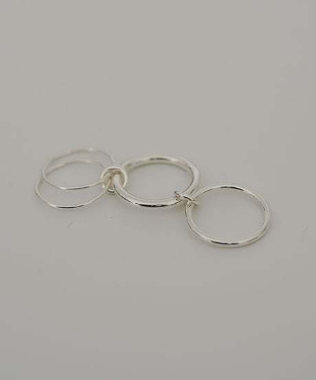 ring-a02185　SV925 Triple Hoop Ring