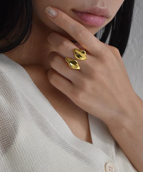 ring-a02118　SV925 Uneven Ring
