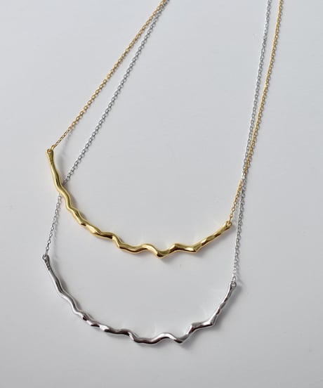 necklace-a02082　SV925 Wave Necklace