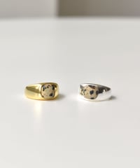 ring-a02152　SV925 Dot Stone Ring