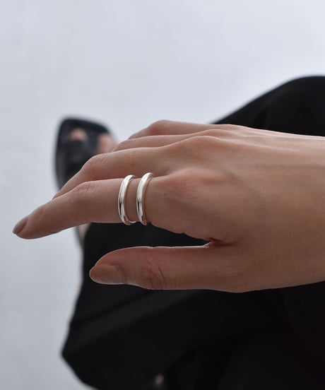 ring-a02176　SV925  Two Line Ring