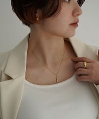 necklace-a02133　SV925 Drop Slide Necklace