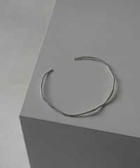 necklace-a02130　SV925 Wave Neckcuff