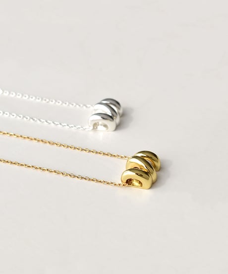 necklace-a02108　SV925 Twist Motif Necklace