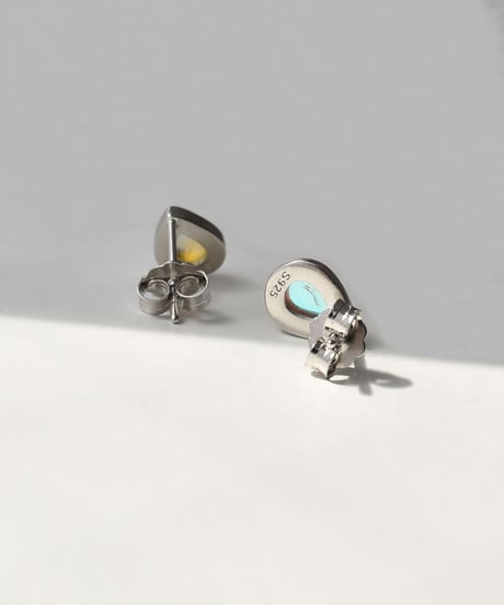 pierce-a02104　SV925 Drop Stone Pierce