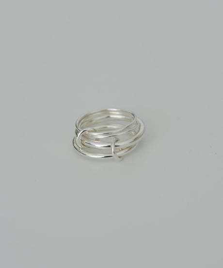 ring-a02185　SV925 Triple Hoop Ring