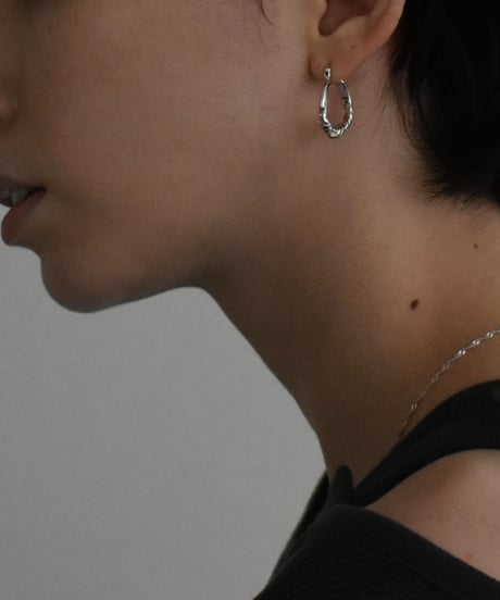 pierce-a02046　SV925 Twist Hoop Pierce