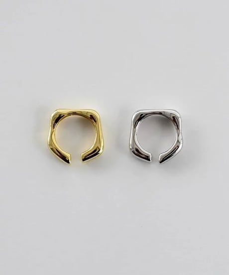ring-a02112　SV925 Square Nuance Ring
