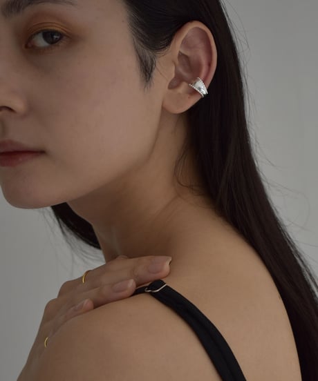 earcuff-a02033　SV925 Wave Earcuff