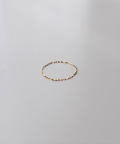 ring-a02085　K18 Gold Chain Ring