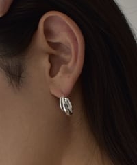 pierce-a02148　SV925 Double Hoop Pierce
