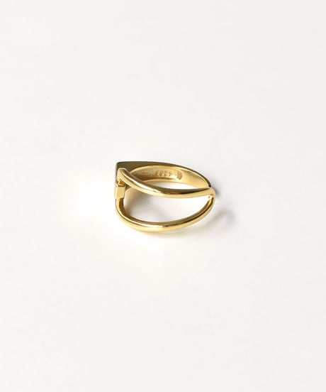 ring-a02161　SV925 Half Design Ring