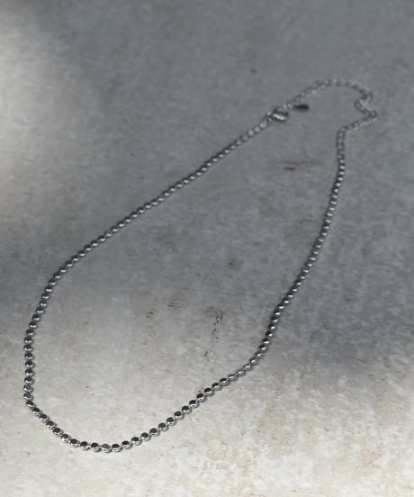necklace-a02008　SV925 Flat Chain Necklace