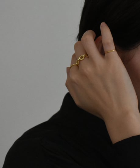 ring-a02065　SV925 Rope Chain Ring