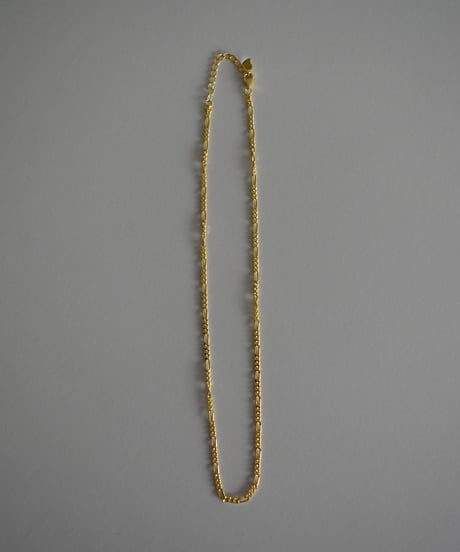 necklace-a02039　SV925 Curb Chain Mix Necklace