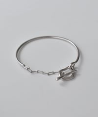 brace-a02030　SV925 Nuance Mantel Chain Cuff Bangle