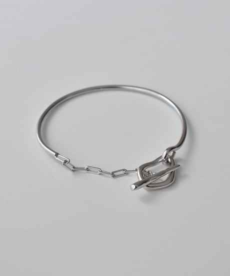 brace-a02030　SV925 Nuance Mantel Chain Cuff Bangle