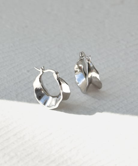 pierce-a02128　SV925 Crooked Hoop Pierce