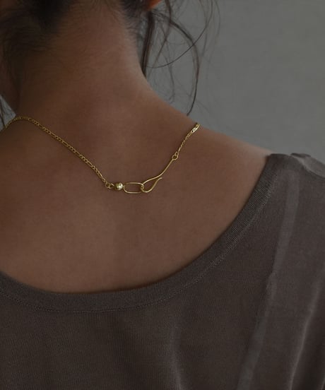 necklace-a02102　 SV925 Hook design Necklace