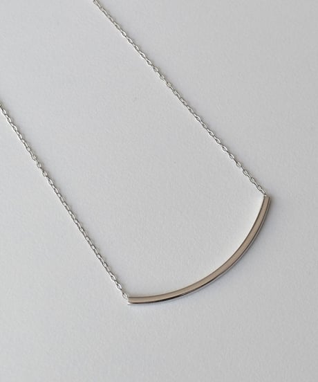 necklace-a02077　SV925 Curve Line Necklace