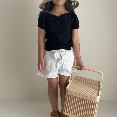【即納】frontcross elegant tops