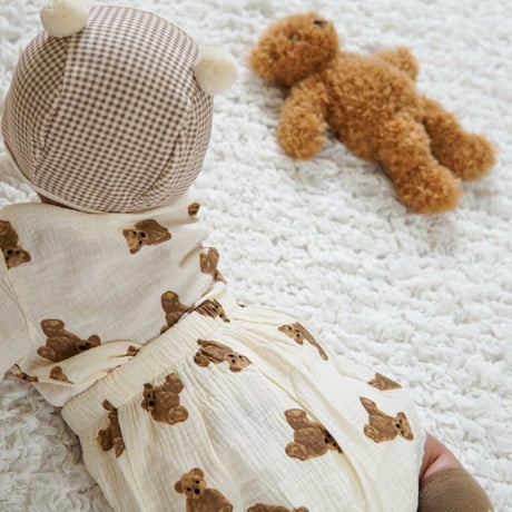 【予約】Bear bear top set