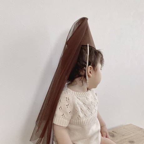 【即納】brown partyhat