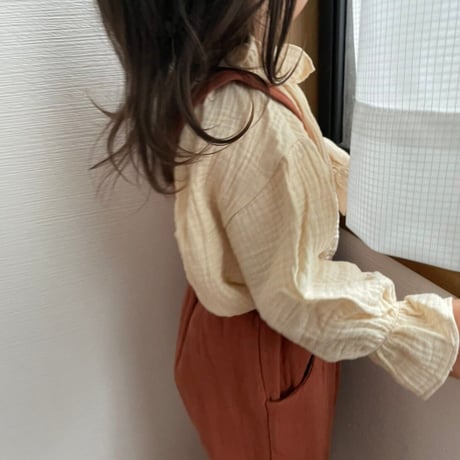 【予約】standing collar blouse