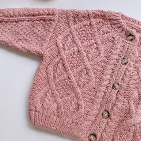 【予約】cable knitcardigan