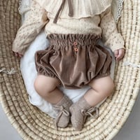 【予約】velour bloomers × bonnet