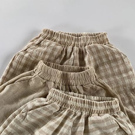 【予約】beige halfpants