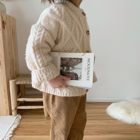【予約】cable knitcardigan