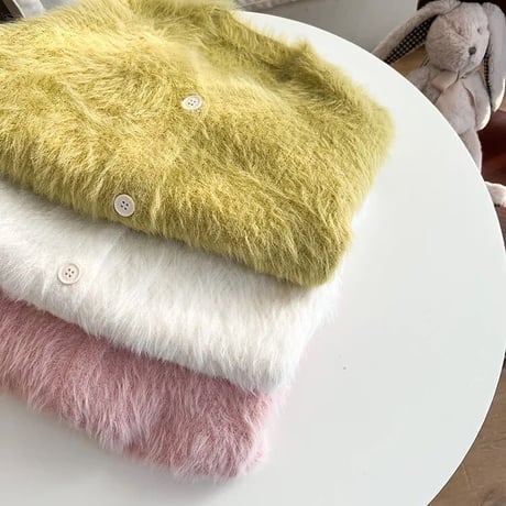 【予約】mokemoke colorcardigan